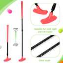 Hiboom 4 Pack Golf Putters for Men and Women Two Way Mini Golf Putter with 4 Balls Adjustable Length Kids Putter Bulk Right or Left Handed Golfers for Children Teenager Junior, 23.6-35.4 inches/ 60-90 cm