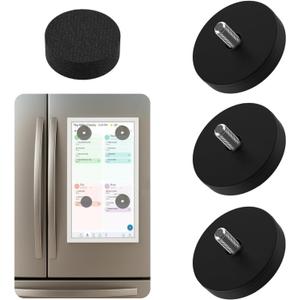 Magnetic Mount for Skylight 15" Calendar 3 Rubber-Coated Neodymium Screws + Foam Pad | Holds Up to 99 lbs | Scratch-Free Fridge Mount | Tool-Free Install | Skylight Calendar Accessory
