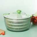 Salad Spinner-washSpin & Dry Salad GreensFruit & Vegetable wash4.2qt.green)