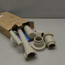 Dual Spray Pool Fountain, 10-20F Cooler Water for Above/In-Ground Pools, Dual Spray Waterfall Sprinkler Fountain, Adjustable Waterfall Cooling and Relaxation (Upgraded Gray included 3inch Tube)