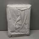 MIULEE Ivory Velvet Curtains 84 Inch Long Luxury Super Soft Thermal Insulated Blackout Curtains Room Darkening Drapes Rod Pocket Design for Bedroom Living Room Set of 2 Panels, W40 x L84 Inch