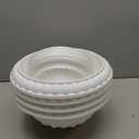 Zhehao 4 Pcs Classic Urn Planter Plastic Urn Planters Outdoor 12 x 10 Inch Traditional Pedestal Flower Pots Outdoor Large White Vases Indoor for Garden Patio Front Porch