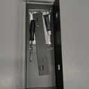 Stainless Steel Wall Mounted Floating Shelves, Drill-Free Adhesive or Screw In, Rustproof Bathroom Organizer & Kitchen Spice Storage Rack, Detachable Metal Display Shelf for Living Room, Gray (11.8inches (30cm))