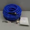 75FT Heated Water Hose for RV,Heated Drinking Water Hose with Thermostat,Lead and BPA Free,1/2" Inner Diameter,Temperatures Down to 40°F SelfRegulating,Blue Appearance