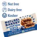 Nature's Bakery Gluten Free Fig Bars, Blueberry, Real Fruit, Vegan, Non-GMO, Snack bar, 12 Count (Pack of 7) (EXP 07/20/25)