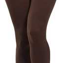 CozyWow Women's 80D Soft Opaque Tights, High Waist Solid Color Womens Tights with 30+ Colors (Coffee)