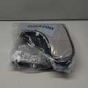 Yimobra Memory Foam Toilet Bath Mat U-Shaped, Soft and Comfortable, Super Water Absorption, Non-Slip, Thick, Machine Wash and Easier to Dry for Bathroom Commode Contour Rug, 24 X 20 Inches, Black