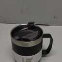 STANLEY Stay-Hot Camp Mug 12 oz | Press Fit Drink Through Lid | Cup for Coffee, Tea and Drinks | Insulated Stainless Steel Coffee Mug | BPA-Free | Black 2.0