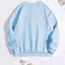 SOLY HUX Women's Crewneck Sweatshirts Pullover Graphic Long Sleeve Shirts Aesthetic Fall Clothes (Blue, S)