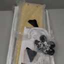 MARTY Rolling Storage Cart 4-Tier White Kitchen Cart with Wheels,Slim Storage Cart with Handle Slide Out Utility Cart Shelving Unit Organizer Trolley for Laundry Narrow Places Bathroom Small Corner (5.51"D x 15.75"W x 31.5"H)