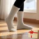 Inerney Fuzzy Socks for Women Men Gifts, Warm Cozy Fluffy Cloud Slipper Style, Comfy Winter Sleep Sock, Stocking Stuffer