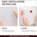 Pad Holder for Bathroom 2 Pack, Wall Mounted Tampon Holder for Bathroom with Lid, Feminine Product Organizer for Home University Apartments Dorm (White)