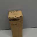 BEAUTURAL Soap Dispenser, Brushed Nickel Stainless Steel Case PET Liner Hand Pump Dispenser, Refillable Liquid Hand Dish soap Dispenser for Bathroom & Kitchen (15.2 OZ / 450ML)