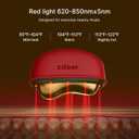 ZDEER LED Red Light Therapy for Face & Neck Massager Facial Care Device Electric Gua Sha Brass Tool with Heat & Vibration for Firming, Sculpting & Skincare, Red