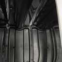 Glad Slim Can with Clorox Odor Protection - Narrow Kitchen Garbage Bin with Soft Close Lid, Step On Foot Pedal and Waste Bag Roll Holder, Stainless Steel, 12 Gallon/45 Liter