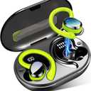 Wireless Earbuds Sport Bluetooth Headphones 5.4, 2025 Bluetooth Earbuds 4 HD Mic, Over-Ear Buds with Earhooks ENC Noise Canceling Earphones, 48Hrs Stereo, IP7 Waterproof Headset for Workout/Running (Green)