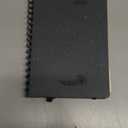 POPRUN 2026 Daily Planner One Page A Day - [5.75" x 8.5"-100% Recycled Materials Spiral Soft Cover] - 2026 Agenda with Monthly Calendar, Folded Inner Pocket - Black Grey