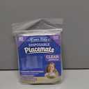 Clear Disposable Placemats for Baby, Toddler, Kids, Adults - Sticky Transparent Table Mat - Adhesive Table Topper Solutions for Schools, Airplane Tray Cover Disposable, Restaurant (Pack of 40)