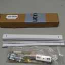 Bifold Door Hardware Kit with Track, Top & Bottom Pivot, Spring, Metal Pivot Pin and Steel Track (36 inch)