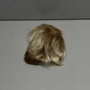 SEVENCOLORS Short Blonde Wigs for White Women Layered Mixed Blond Pixie Cut Wigs with Bangs Synthetic Short Hair Replacement Wigs