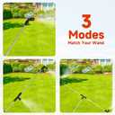 4 Nozzles Metel Boom Wand with 1/4" and 3/8" Brass Fitting, Sprayer Boom Equipped with Two Types Nozzles, Durable Metal Rods, Wide-Coverage Agricultural & Lawn Spray Attachment for Tractors/UTVs