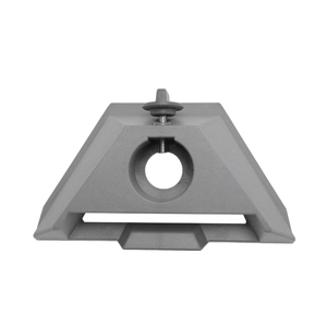 Satellite Mount Pole Adapter Durable PC Material 8 Degree Installation Angle for 21MM to 25MM Poles Outdoor Antenna Mounting Includes Cable Clips Screw Assembly Diagram, Incomplete