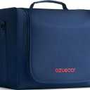 Ozueccr Large Hat Bag for Baseball Caps, Portable Hat Organizer Bag with Handle and Adjustable Shoulder Strap, Holds 24 Caps, For Travel, Moving, Home Storage