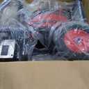 VEVOR Drain Cleaner Machine 100FT x 3/8 Inch, Auto Feed Sewer Snake Auger on Wheels, 370W Portable Drain Cleaning Machine with 8 Cutters & Air-activated Foot Switch for 2" to 4" Pipes