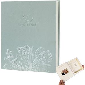 Elegant Book-Style Memory Box for Keepsakes - Decorative Storage for Love Letters, Photos, Jewelry | Artisan Paper Craft Display Case/Relationship Repair Kit (Touching Hands Bonus)