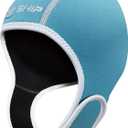 Skyone Neoprene Dive Hood Wetsuit Hood for Men Women, Scuba Diving Hoods 2MM with Adjustable Chin Straps, Neoprene Swim Cap Surfing Head Cover Stretchable for Boating Kayaking Water Sports (Blue)