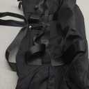 MAXTOP Women's Gym Yoga Duffle Bag with Shoe Pouch,Multi-Purpose Overnight Travel Bag for Gym,Work, Dance, Sports (Black)