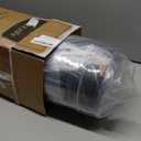 Dog Car Seat for Large Medium Dogs, Pet Car Seat Under 55 lbs or 2 Puppies, Removable Washable Pets Travel Booster Bed for Automotive Backseat with Comfy Thick Cushion, 2 Safety Leashes(Black/Gray)