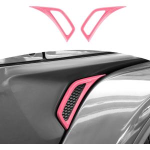 RT-TCZ for Jeep JL Side Fender Vent Decal Trim Cover for Jeep Wrangler JL JLU 2018-Present for Gladiator JT 2020-Present Pink Exterior Accessories 2pcs RT-TCZ for Jeep JL Side Fender Vent Decal Trim Cover for Jeep Wrangler JL JLU 2018-Present for Gladiator JT 2020-Present Pink Exterior Accessories 2pcs
