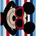 Jay Franco Disney Mickey Mouse Summer Starts Here Bath/Pool/Beach Towel - Super Soft & Absorbent Fade Resistant Cotton Towel, Measures 28 x 58 inches