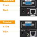 VGA Cat5e Cat6 Extender 300ft Video Repeater Over Ethernet Cable, up to 100m, Sender+Receiver
