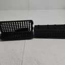 12 PCS Under Couch Blocker, Under Bed Blocker for Pets, Under Couch Toy Blocker, Black Plastic Under Bed Blocker, Bed Blockers for Couch and Bed Under