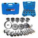 27PCS Hole Saw Kit with Drill Bits,33/64''to 3-15/16''Carbide Hole Saw Kit for Hard Metal, Alloy, Aluminum, Stainless Steel, Plastic, Iron