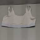 True & Co Women's Soft Form Square-Neck Adjustable Plunge-Back Bra (Large, White)