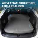Lost Horizon Air & Foam Camping Mattress for Tesla, Self Inflating Sleeping Pad with Pump Sack, 4.5" Thick, R-Value 13, Model Y