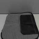 Car Seat Protector, Carseat Seat Protectors with Thick Padding and Upgraded Non-Slip Backing, Waterproof Seat Protector under Baby Car Seat, 600D Fabric Car Seat Covers with Storage Pockets for Baby (Black-1 pcs)