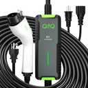 QPQ Level 2 EV Charger 32A 240V, Portable Electric Vehicle Charging Stations with Adjustable Current/Timing Delay, J1772 EV Car Charger Level 2 Charger with 21 FT Cable, NEMA 14-50 Plug