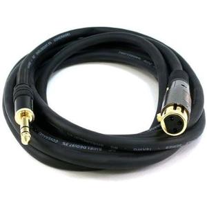 Monoprice 104770 10-Feet Premier Series XLR Female to 1/4-Inch TRS Male 16AWG Cable (2 Pack)