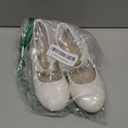 DREAM PAIRS Girls Mary Jane Dress Shoes Pumps Low Heels Flower Party Wedding Princess (11 Little Kid, White)