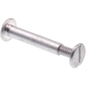 Prime-Line 9051753 Binding Posts and Screws, Truss Head, Slotted Drive, 3/16 In. X 1 In., Aluminum (25 Pack)