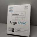 Angol Shiold Slow Close Wood Toilet Seat（Bone, Round 16.5''）