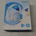 iClever BTH22 Kids Bluetooth Headphones, 60H Play Time, 74/85 dBA Safe Volume, Bluetooth 5.4, USB C, Over Ear Kids Headphones Wireless with Mic AUX Cord for iPad/Tablet/Travel, Blossom Pink