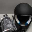 Youth Dirt Bike Helmet DOT Certified - Full Face Motorcycle Helmet for Off-Road, ATV, Street Riding, Includes Adjustable Goggles & Protective Gloves (Small, BLACK)