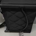 Sheenive Stadium Seats for Bleachers with Back Support, Bleacher Seats with Backs and Cushion Wide, Padded Portable Folding Comfort Stadium Chair with Shoulder Strap, Perfect for Sports Events (Black)