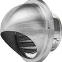 4-Inch Round Dryer Vent Covers Outdoor, Stainless Steel exhaust vent for House
