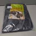 Dog Bed Mat, Soft Foam Kennel Pad Washable Pet Dog Crate Pad with Anti-Slip Bottom for Small/Medium Dogs, Black 31"x20"